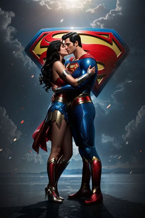 superman kissing wonder woman|wonder woman superman and marriage.